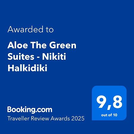 Aloe The Green Suites - Nikiti Halkidiki Exteriér fotografie